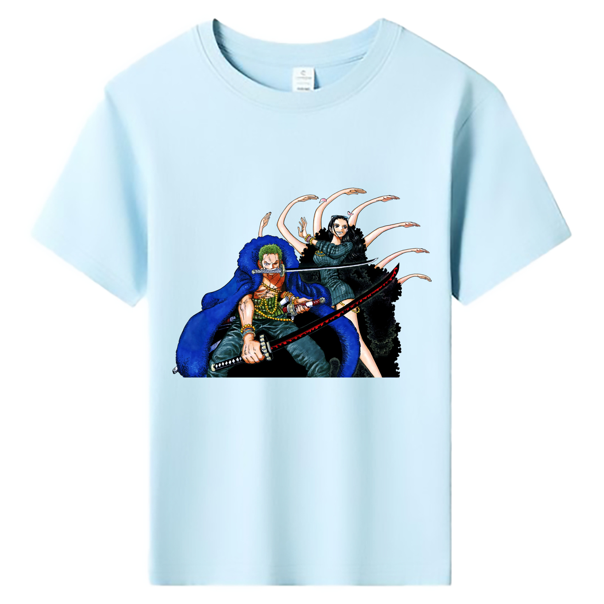 ワンピース ロロノア・ゾロ ONE PIECE Roronoa Zoro 綿100％キッズTシャツ（フロントプリント）